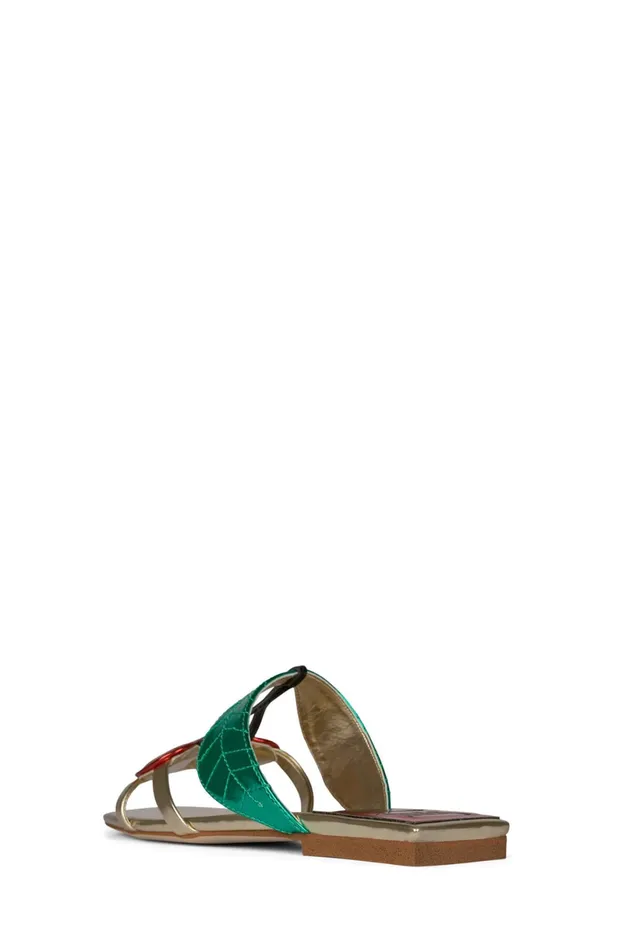 Jeffrey Campbell CEREZA Gold Multi Women Flat