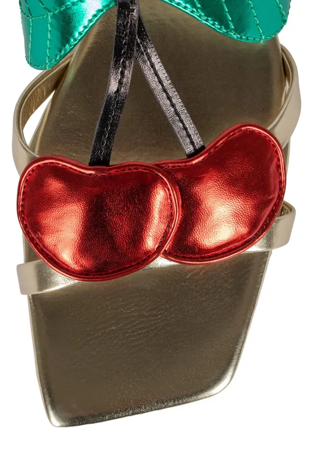 Jeffrey Campbell CEREZA Gold Multi Women Flat