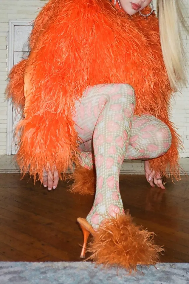 Jeffrey Campbell CHAUFFEUR Orange Women Heel