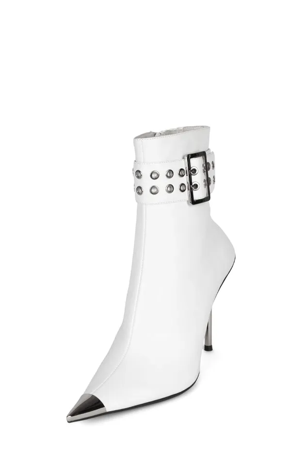 Jeffrey Campbell CLOUT Red Gold Women Ankle To Mid