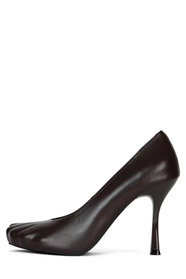 Jeffrey Campbell CONFORM Dark Brown Women Pump