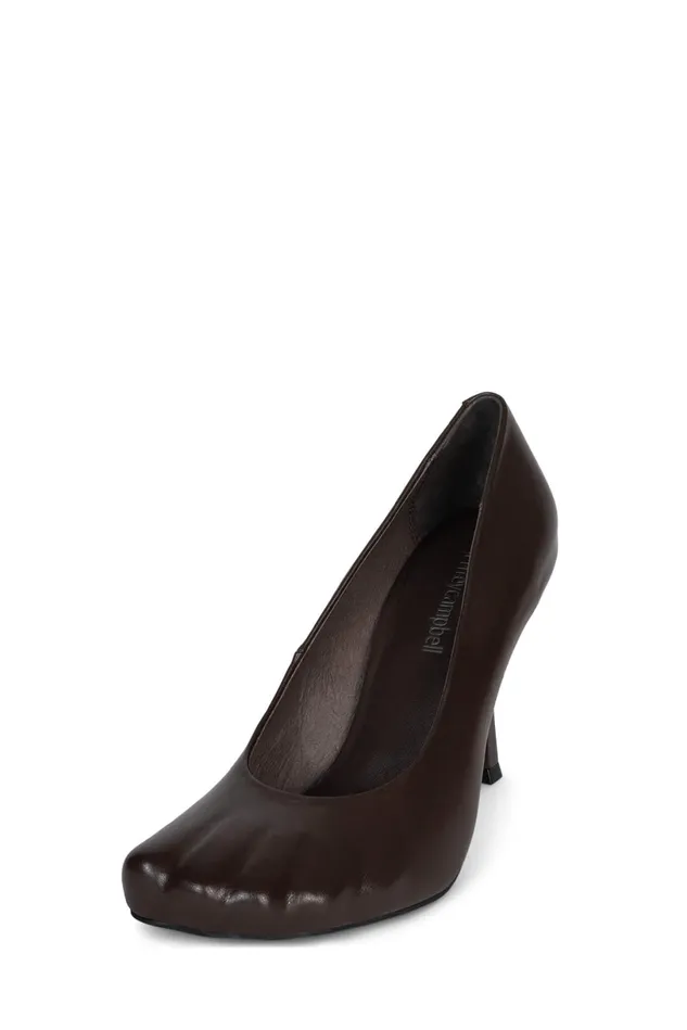 Jeffrey Campbell CONFORM Dark Brown Women Pump