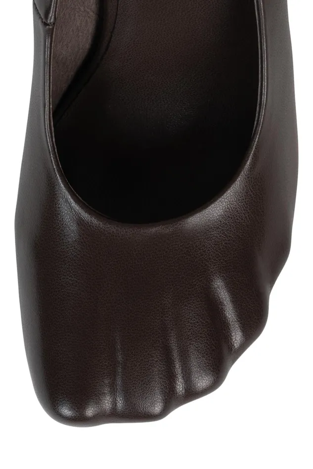Jeffrey Campbell CONFORM Dark Brown Women Pump