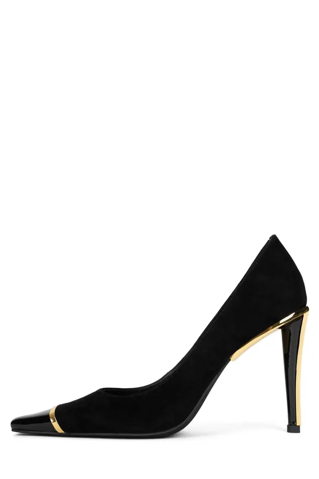 Jeffrey Campbell CONSPIRACY Pink Suede Silver Women Pump