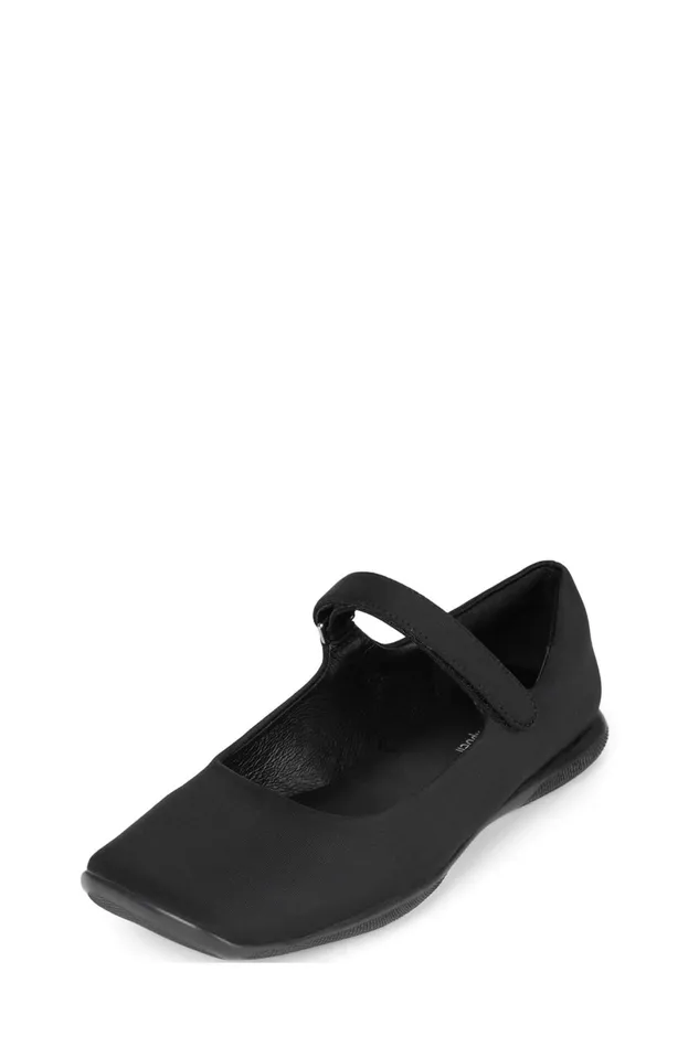 Jeffrey Campbell COPPELIA Black Neoprene Women Ballet Flats