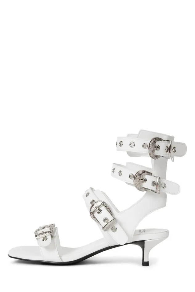 Jeffrey Campbell ECLECTICA Black Silver Women Heel
