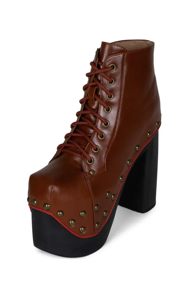 Jeffrey Campbell GIANTLITA Green Yellow Women Boot