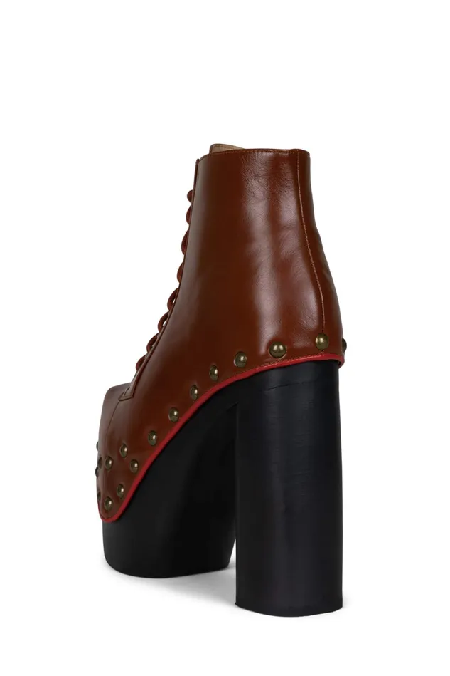 Jeffrey Campbell GIANTLITA Green Yellow Women Boot