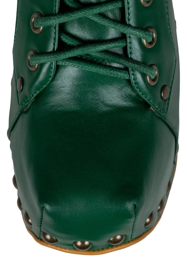 Jeffrey Campbell GIANTLITA Green Yellow Women Boot