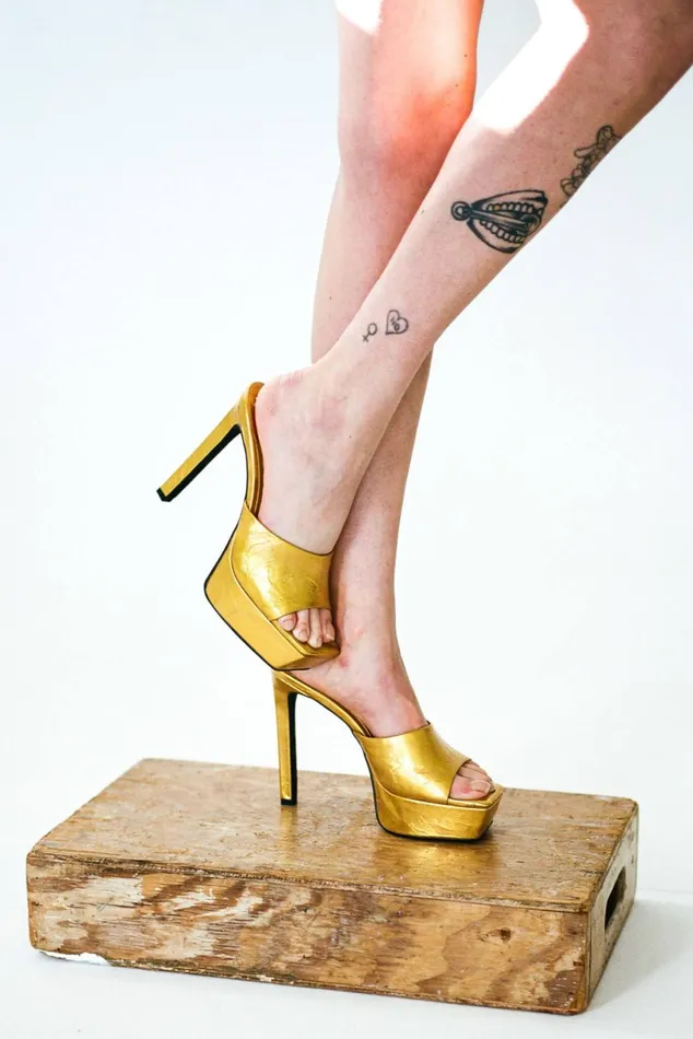 Jeffrey Campbell GOINGGLAM Black Glitter Women Sandal