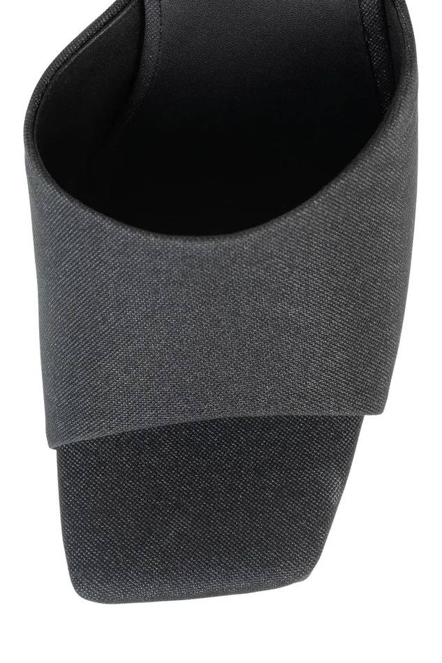 Jeffrey Campbell GOINGGLAM Black Glitter Women Sandal