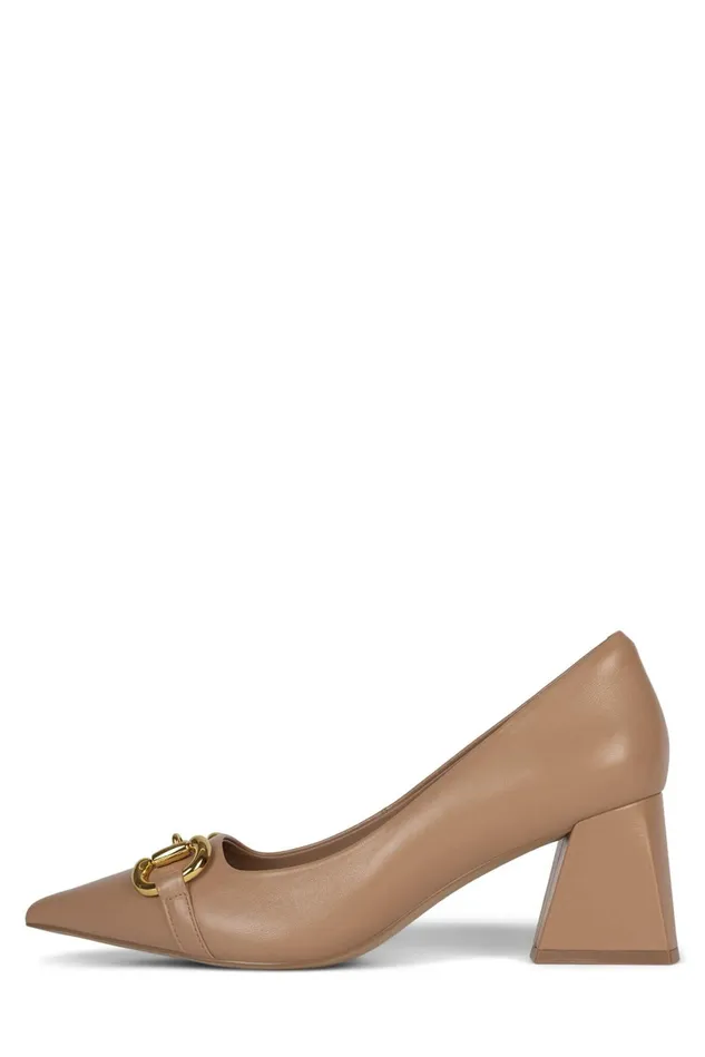 Jeffrey Campbell HAPPYHOUR Natural Gold Women Pump