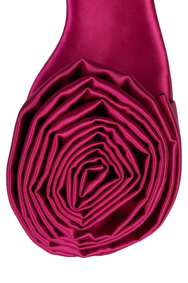 Jeffrey Campbell HIBISCUS Fuchsia Satin Women Sandal