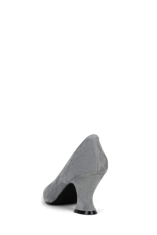 Jeffrey Campbell HINTS Grey Suede Women Pump