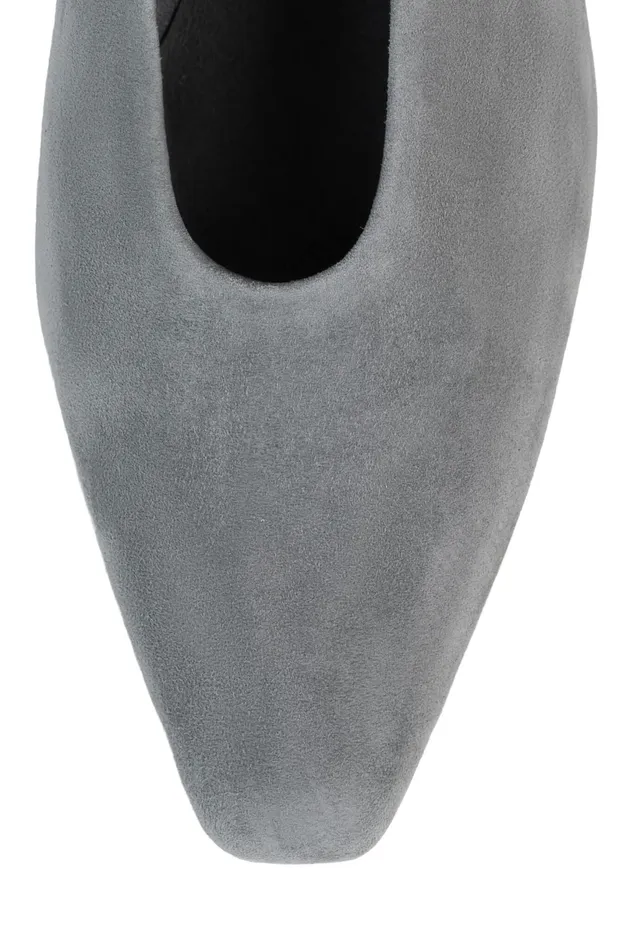 Jeffrey Campbell HINTS Grey Suede Women Pump