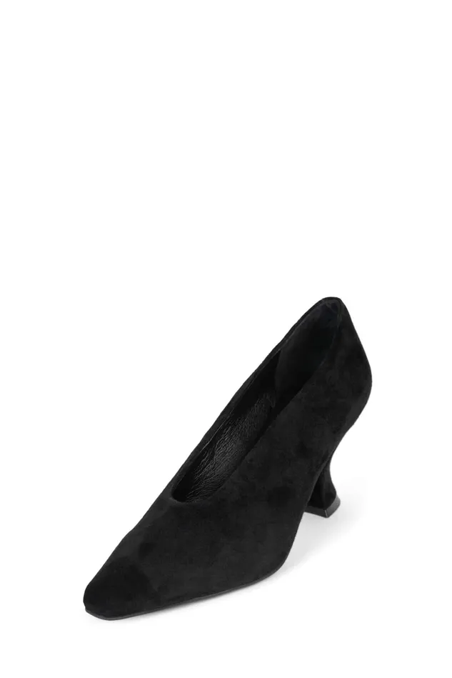 Jeffrey Campbell HINTS Grey Suede Women Pump