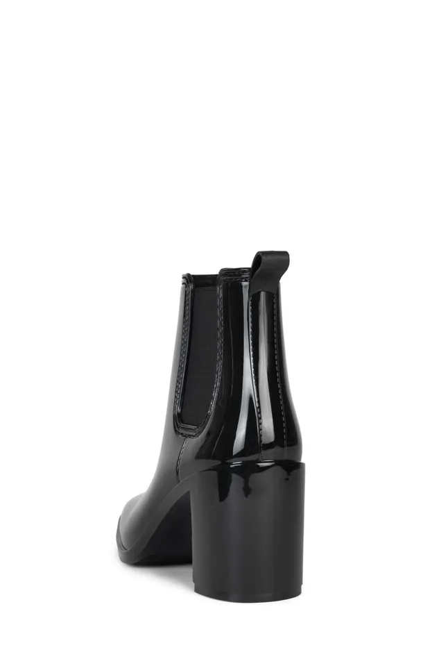Jeffrey Campbell HURRICANE2 Brown Shiny Women Rain Boots