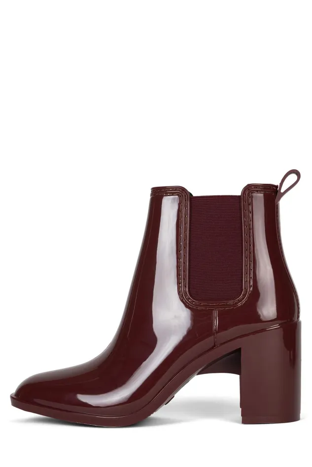 Jeffrey Campbell HURRICANE2 Brown Shiny Women Rain Boots