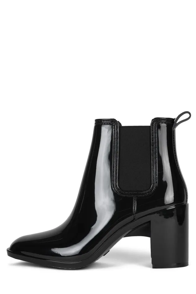 Jeffrey Campbell HURRICANE2 Brown Shiny Women Rain Boots