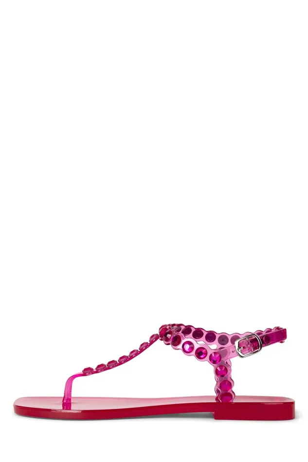Jeffrey Campbell JEMMIN Fuchsia Shiny Women Flat