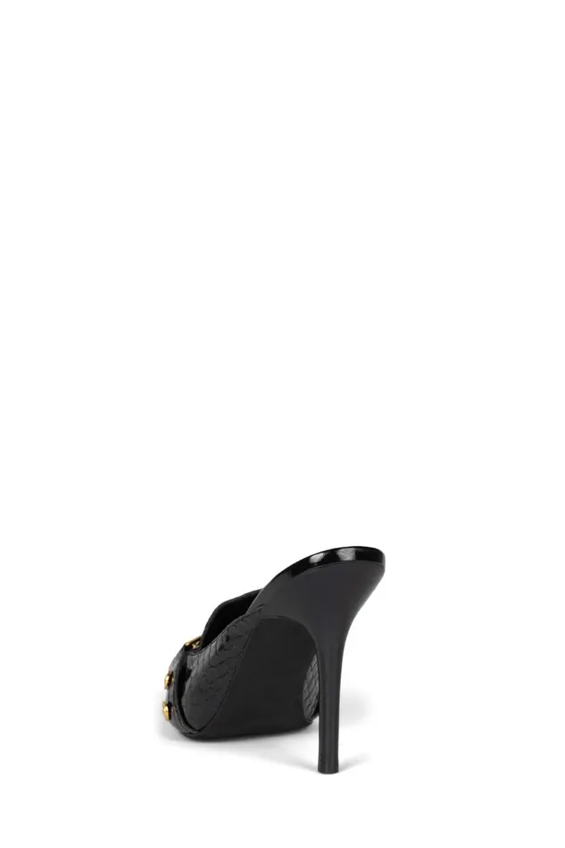 Jeffrey Campbell LIONA Tan Satin Gold Women Pump