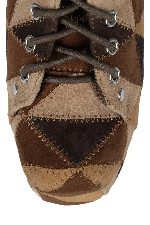 Jeffrey Campbell LITAPW Tan Suede Multi Women Boot