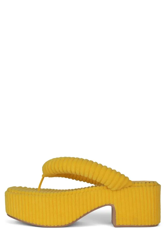 Jeffrey Campbell LUAU2 Pink Stripe Terrycloth Women Sandals Under 100