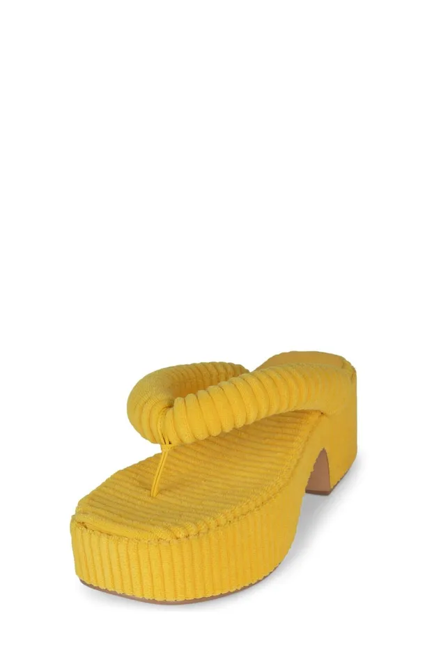 Jeffrey Campbell LUAU2 Pink Stripe Terrycloth Women Sandals Under 100