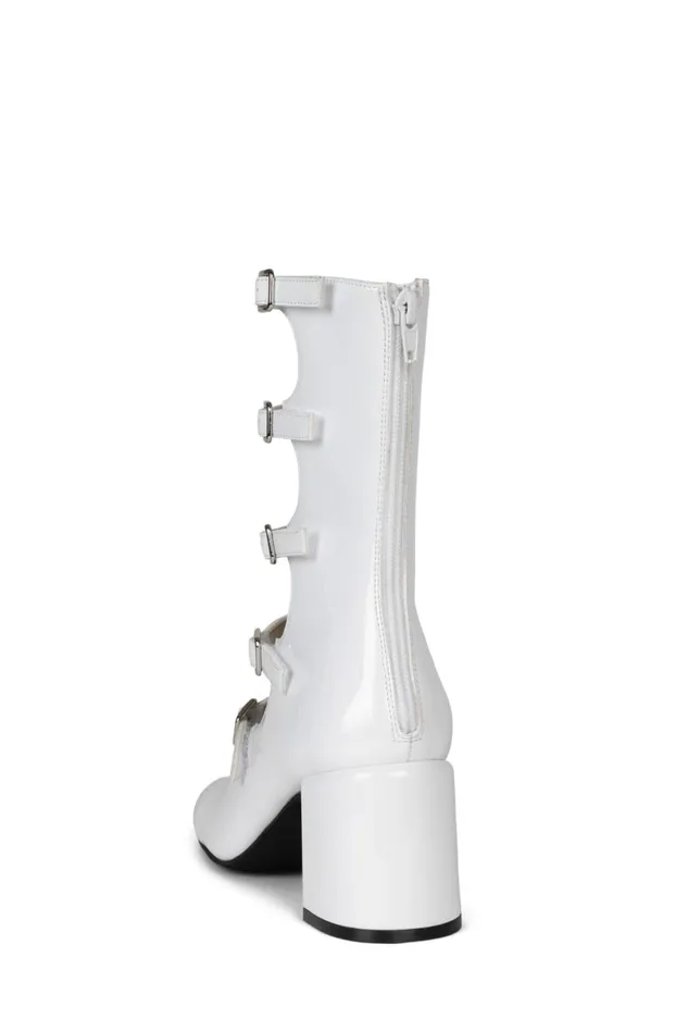 Jeffrey Campbell MONSIEURL White Patent Women Pump