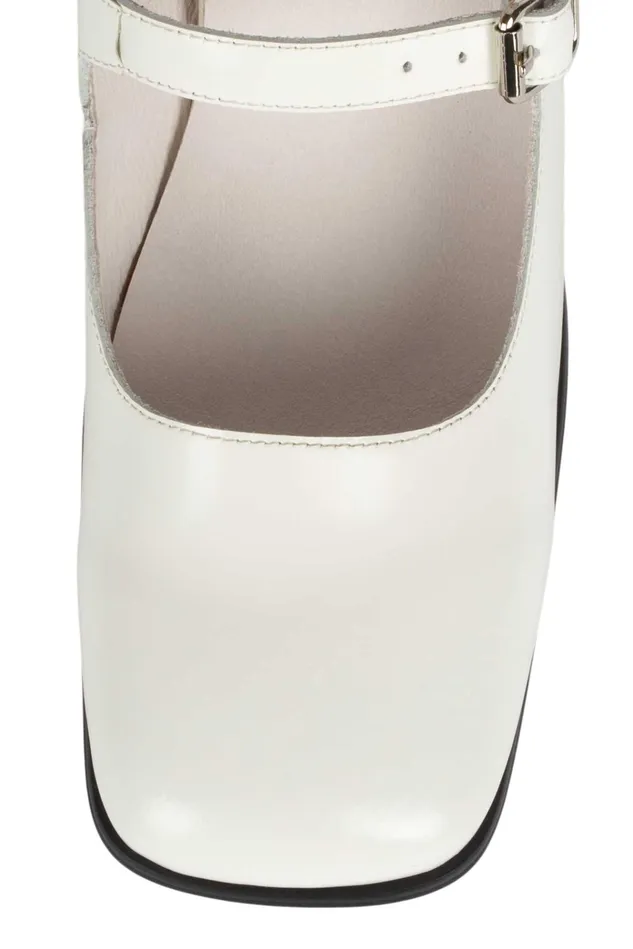Jeffrey Campbell MONSIEUR White Box Women Pump