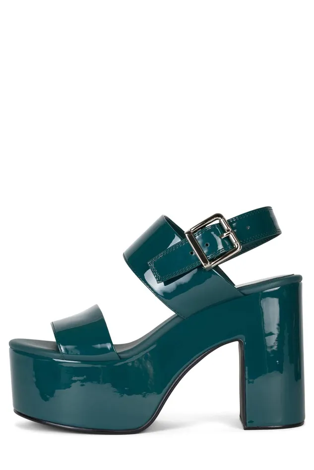 Jeffrey Campbell MOODY Rust Patent Women Sandal
