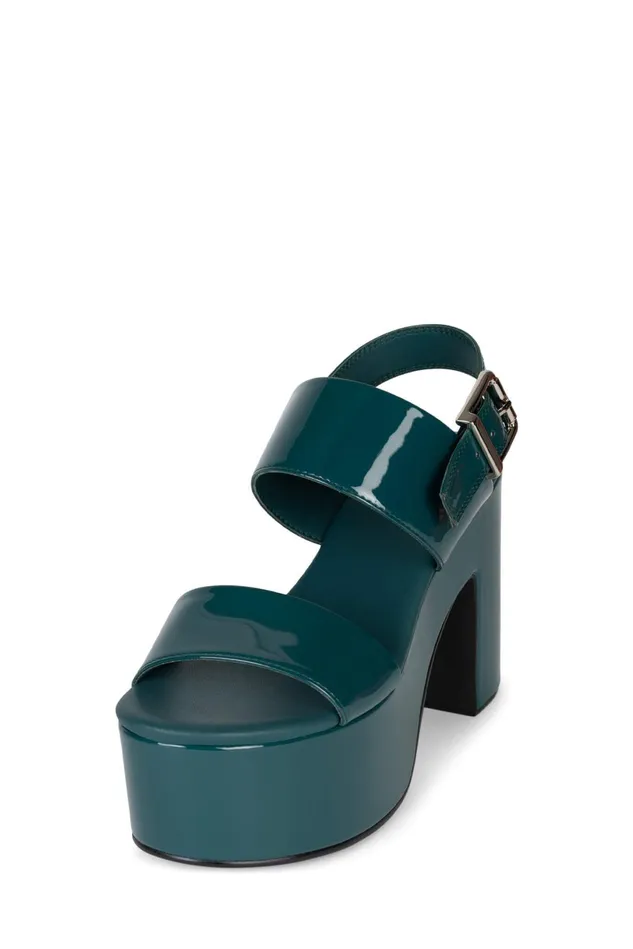 Jeffrey Campbell MOODY Rust Patent Women Sandal