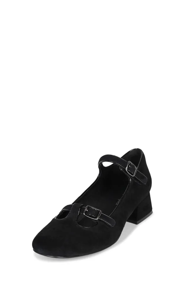 Jeffrey Campbell MUSICAL Black Suede Women Pump