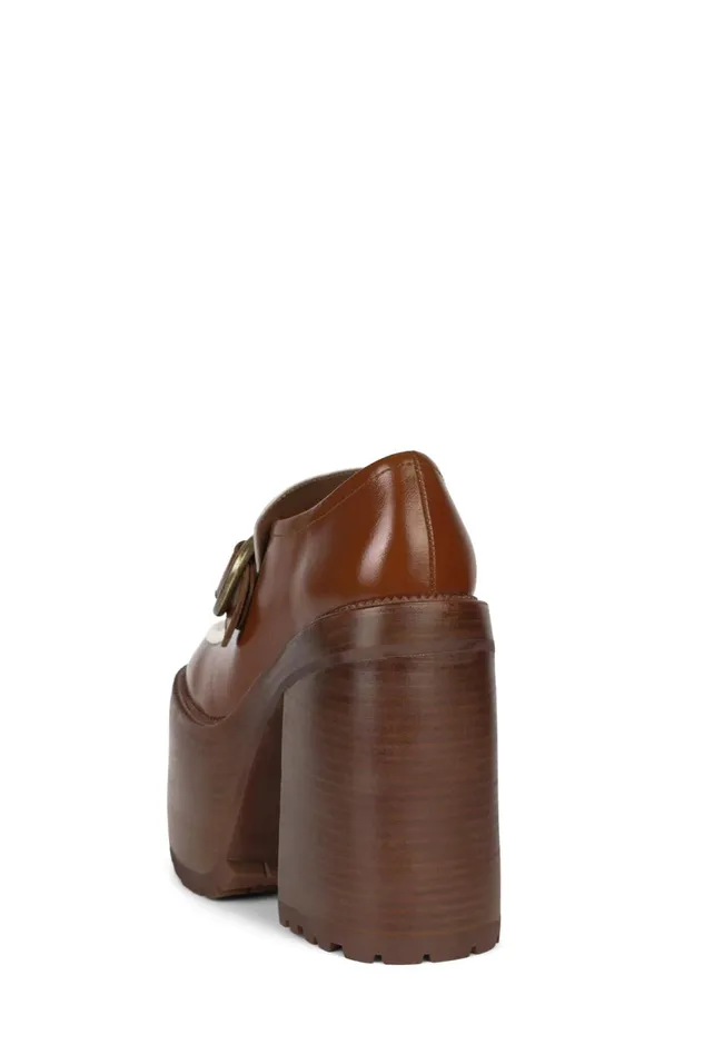Jeffrey Campbell OFFSET Tan Ivory Women Pump