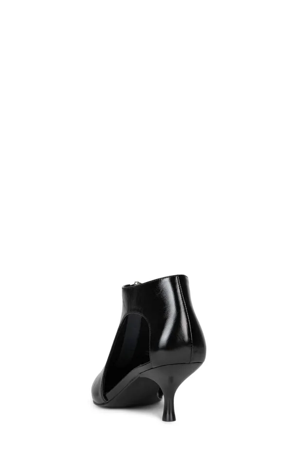 Jeffrey Campbell POINTING Black Silver Women Ankle To Mid