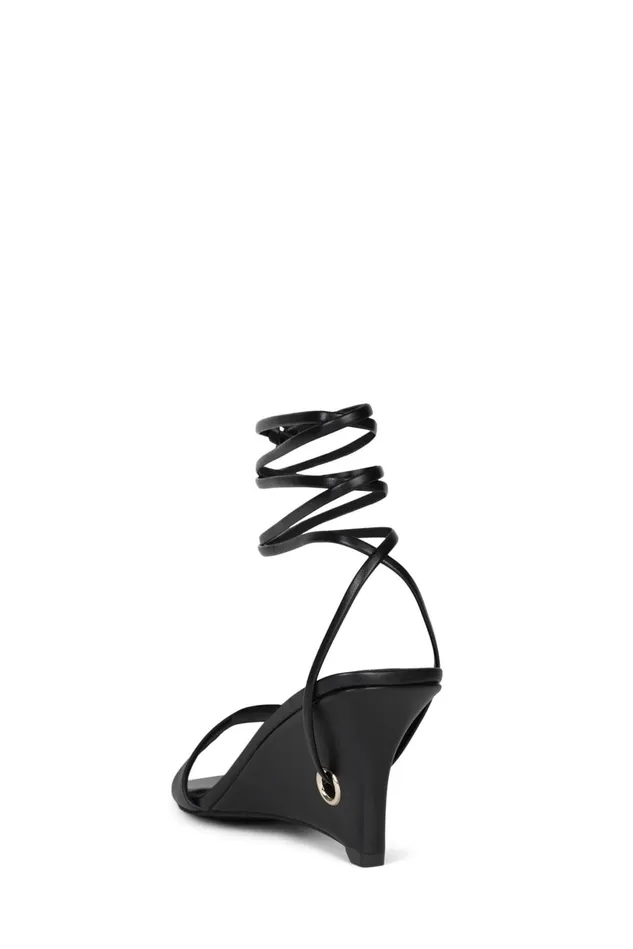Jeffrey Campbell READY2GO Black Gold Women Wedge