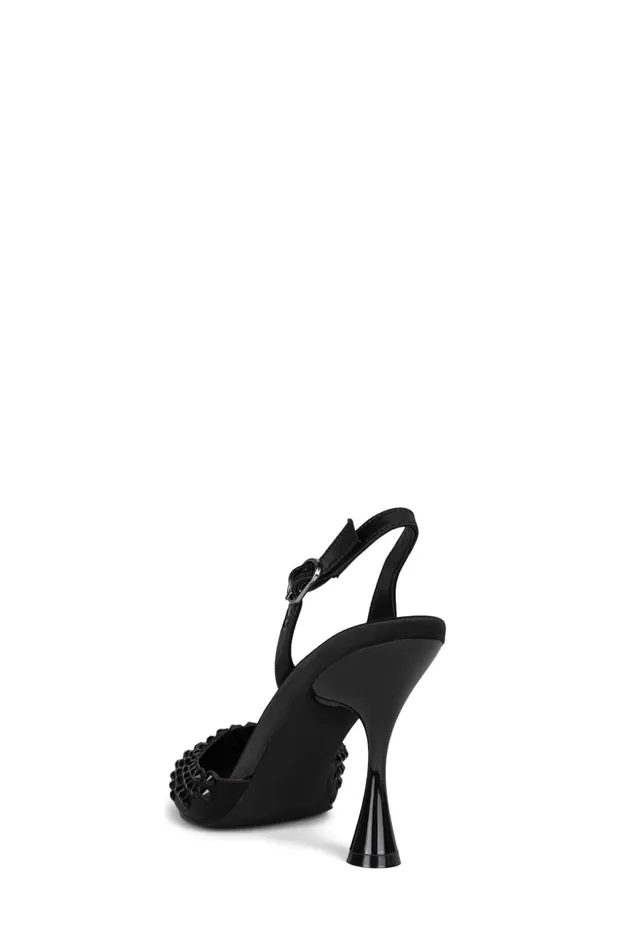 Jeffrey Campbell SHINER Clear Silver Women Pump
