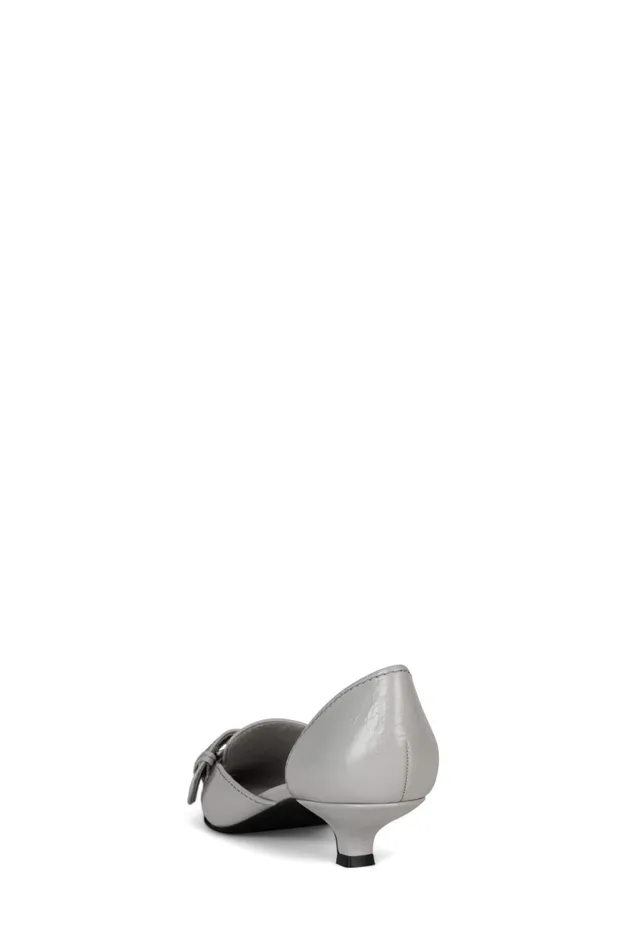 Jeffrey Campbell SMOOTH Grey Silver Women Pump