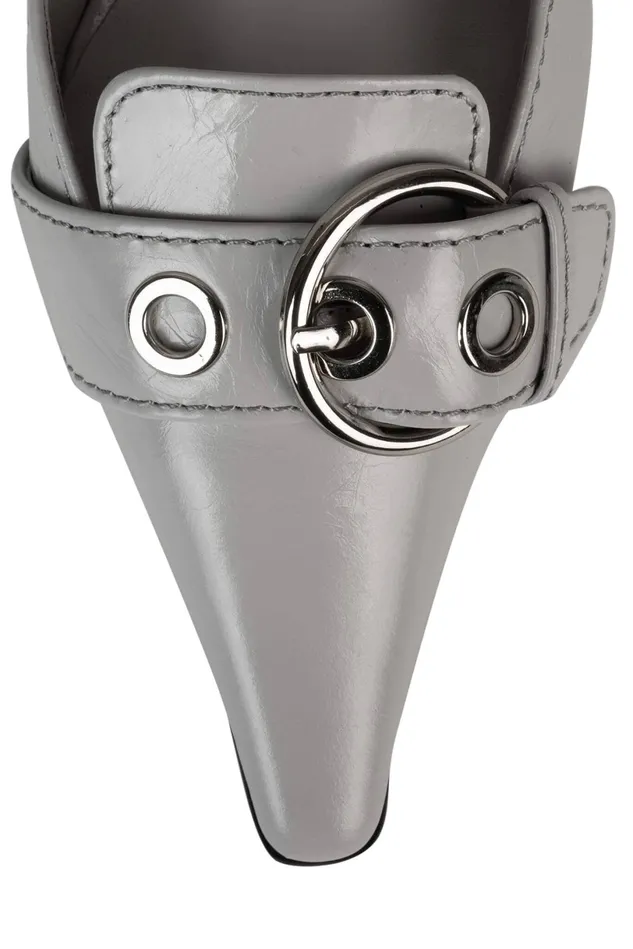 Jeffrey Campbell SMOOTH Grey Silver Women Pump