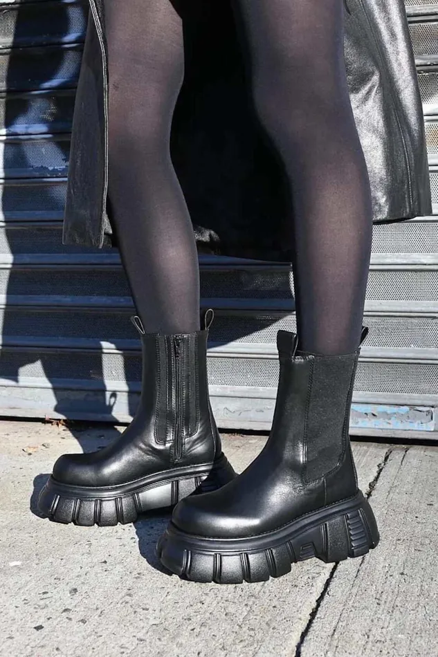 Jeffrey Campbell STOMPED Black Box Women Boot