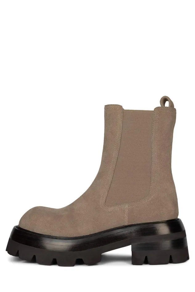 Jeffrey Campbell SUBURBIA Black Suede Women Boot