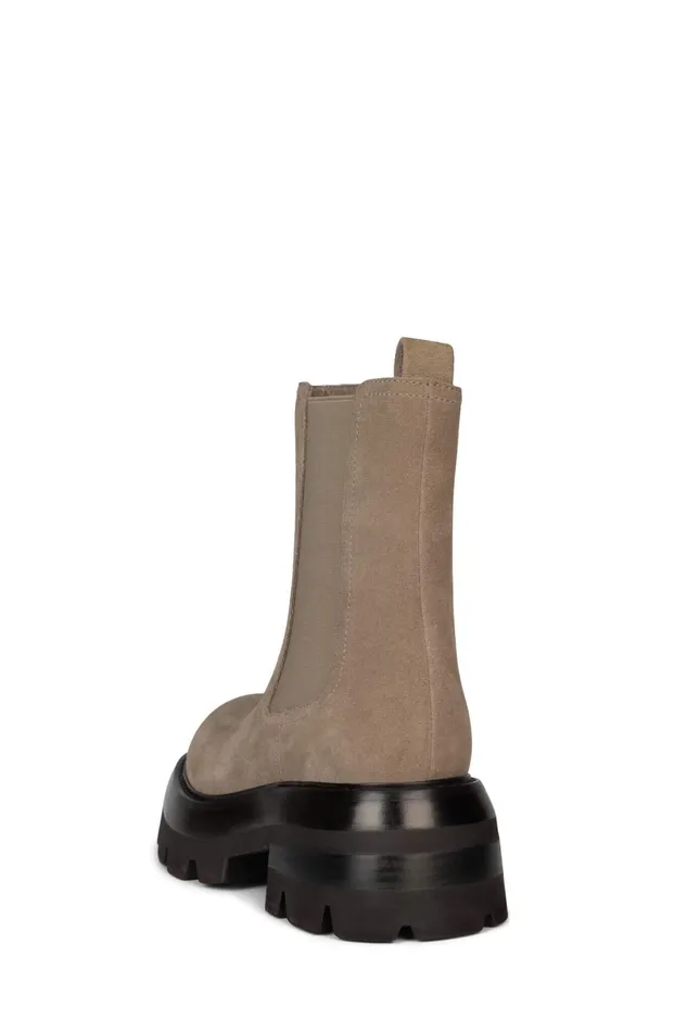 Jeffrey Campbell SUBURBIA Black Suede Women Boot
