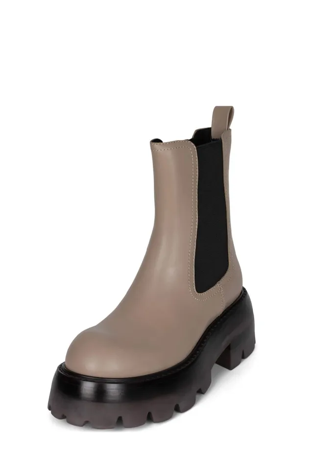 Jeffrey Campbell SUBURBIA Taupe Women Boot