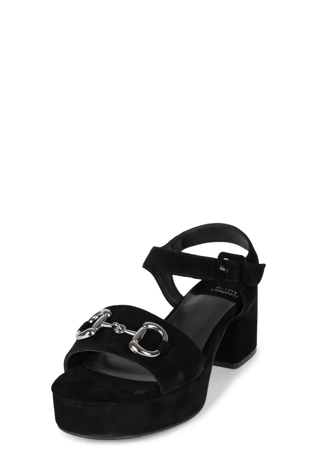 Jeffrey Campbell TIMELESS Dusty Blue Suede Silver Women Sandal