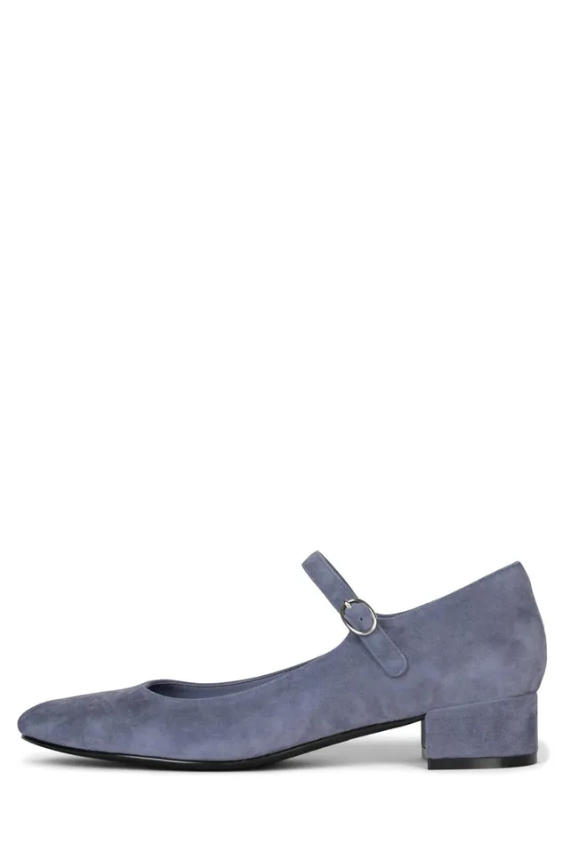 Jeffrey Campbell TOPTIER Dusty Blue Suede Women Pump