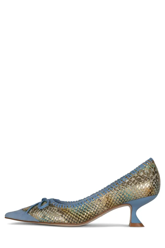 Jeffrey Campbell TORPEDO2 Pink Pat Beige Snake Orange Women Pump