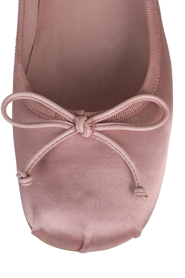 Jeffrey Campbell TUTU Light Grey Satin Women Ballet Flats
