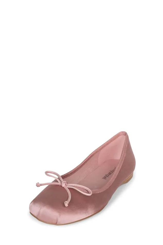 Jeffrey Campbell TUTU Light Grey Satin Women Ballet Flats