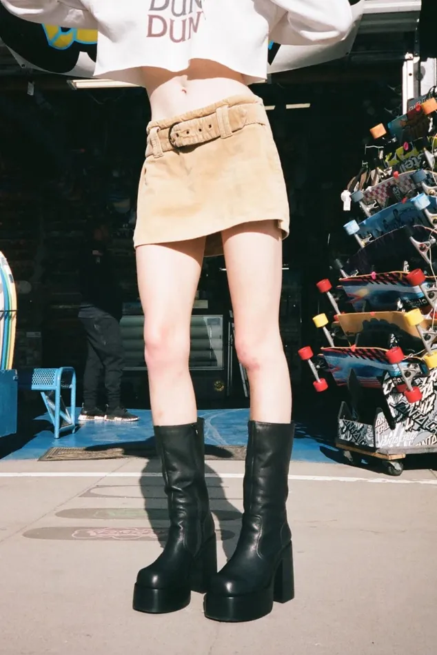 Jeffrey Campbell VENOMOUS Black Women Boot