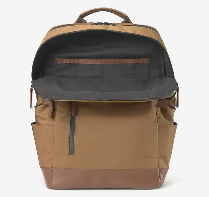 JohnstonandMurphy Backpacks and Briefcases Hudson Waterproof Backpack Cognac 8211 Men JohnstonandMurphy Backpacks and Briefcases Hudson Waterproof Backpack Cognac 8211 Men